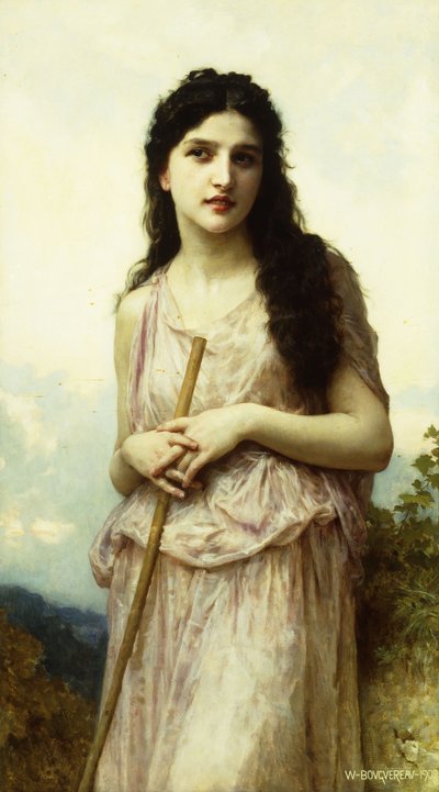 Meditación, 1902 de William Adolphe Bouguereau