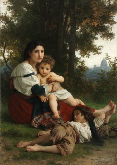 Descansar de William Adolphe Bouguereau