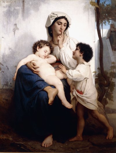 Sueño, 1864 de William Adolphe Bouguereau