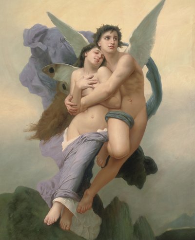 El rapto de Psique, siglo XX - XXI de William Adolphe Bouguereau
