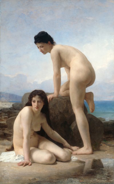 Los bañistas, 1884 de William Adolphe Bouguereau