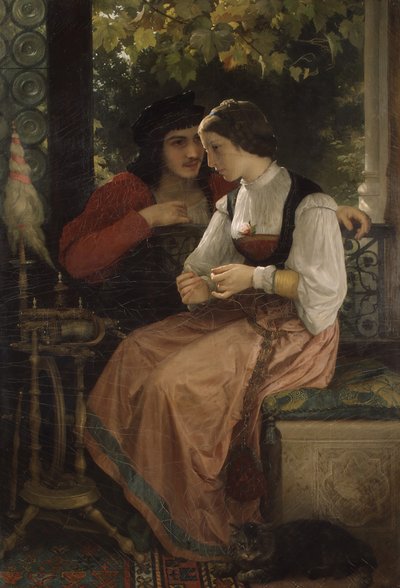 La propuesta, 1872 de William Adolphe Bouguereau