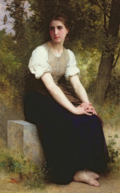 El canto del ruiseñor de William Adolphe Bouguereau