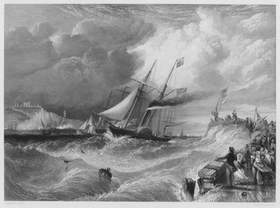 Dover, el desembarco del Príncipe Alberto, de la imagen en la Colección Real de William Adolphus Knell