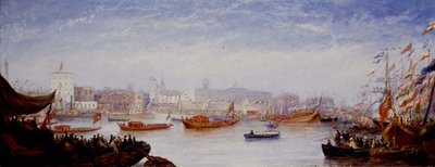 La inauguración de la Bolsa de Carbón, 30.10.1849 de William Adolphus Knell