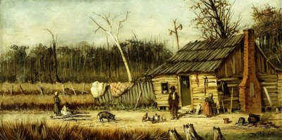 Escena de cabaña de William Aiken Walker