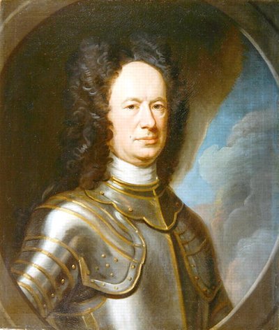 Retrato del Coronel Alexander Campbell de Finab (n.1669) 1715 de William Aikman