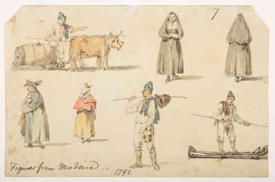 Figuras de 7’ de Madiera. 1792.