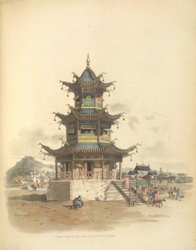 Una pagoda o templo de William Alexander