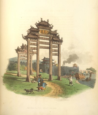 Un Pai-lou, o arco de triunfo de William Alexander