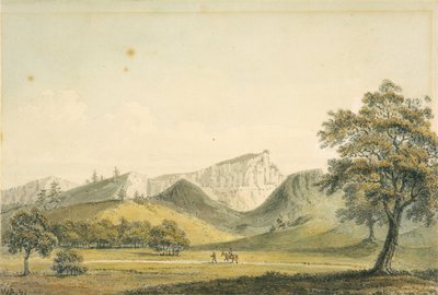 Una montaña notable cerca del río de Monterrey de William Alexander
