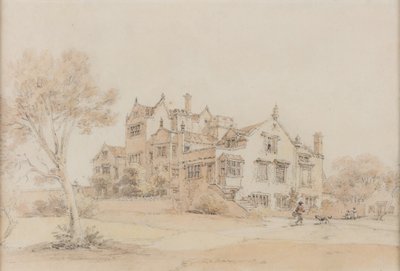 An Old House, fecha desconocida (acuarela sobre papel) de William Alexander