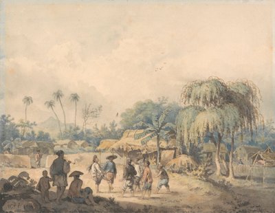 Nativos de Cochin jugando al volante en China de William Alexander