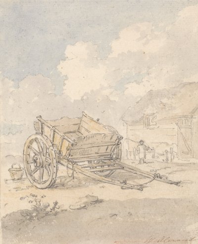 Estudio de un carro agrícola de William Alexander