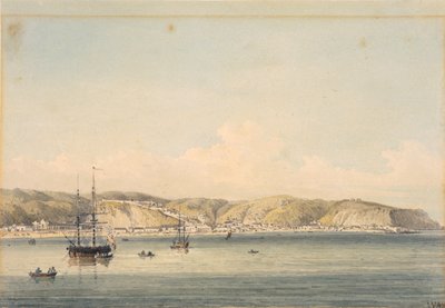 La ciudad de Valparaíso, en la costa de Chile de William Alexander
