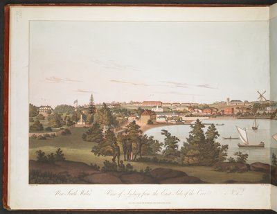 Vista de Sydney desde el lado este de la cala. de William Alexander