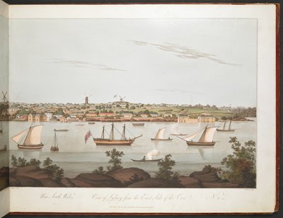 Vista de Sydney desde el lado este de la cala. de William Alexander