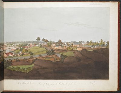 Vista de Sydney desde el lado oeste de la cala. de William Alexander