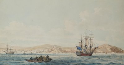 Vista de la ciudad de Ten-Tchoo-foo de William Alexander