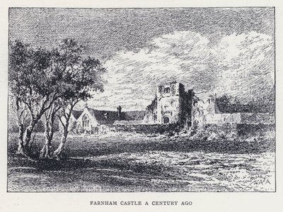 El Castillo de Farnham hace un siglo de William Alexander Ansted