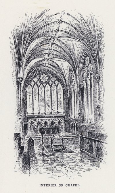 Interior de la Capilla de William Alexander Ansted