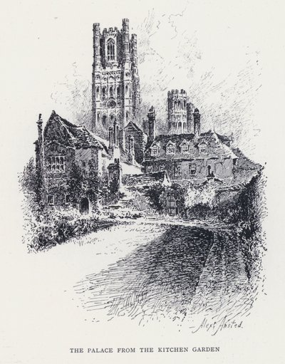 El Palacio desde el Jardín de la Cocina de William Alexander Ansted