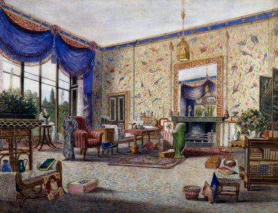 Sala de estar en Middleton Park de William Alfred Delamotte
