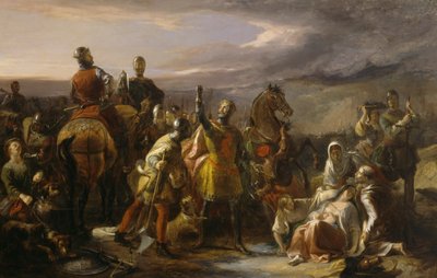 Heroísmo y humanidad, c.1840 (óleo sobre lienzo) de William Allan