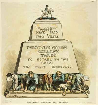 La gran estafa americana del estaño de William Allen Rogers