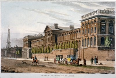Hospital de San Lucas, Old Street, Finsbury, Londres, 1815 de William Angus