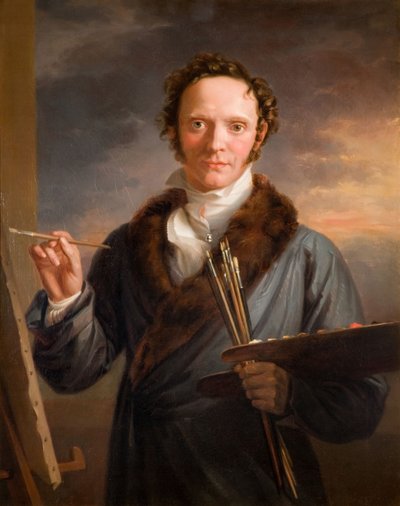 Retrato del Artista (Autorretrato) de William Armfield Hobday