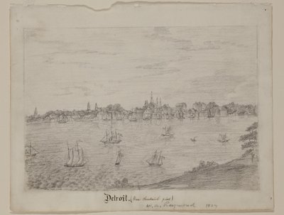 Detroit, c.1837 de William Asa Raymond