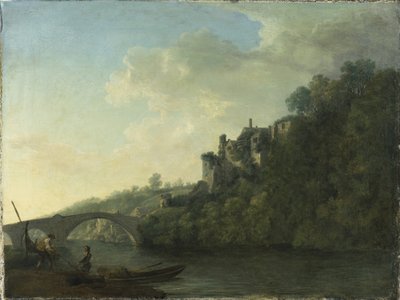 Castillo de Lismore desde el oeste de William Ashford
