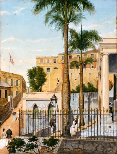 Colonos holandeses en St. Thomas, Islas Vírgenes de William August Thulstrup