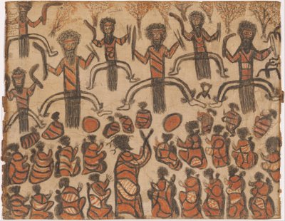 Gente Wurundjeri - Corroboree de William Barak