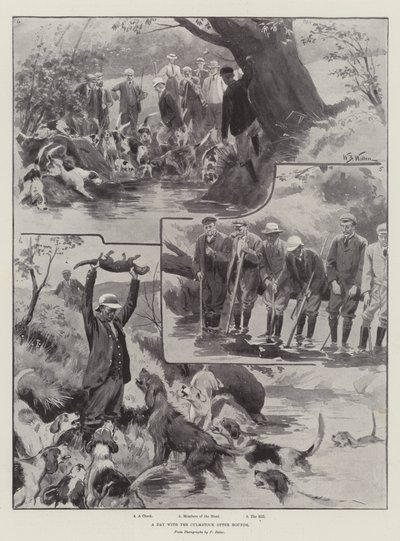 Un Día con los Sabuesos de Nutria de Culmstock de William Barnes Wollen