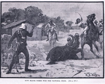 Cómo el Mayor Tombs ganó la Cruz Victoria 1857 AD de William Barnes Wollen