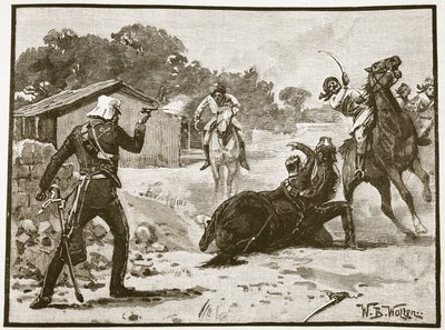 Cómo el Mayor Tombs ganó la Cruz Victoria, ilustración de 