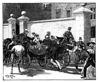 Asalto de Pates a la Reina, 1850, c. 1888 de William Barnes Wollen
