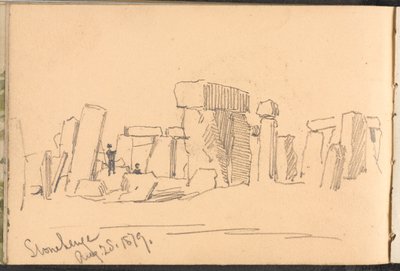 Stonehenge 25 de agosto de 1879 de William Barnes Wollen