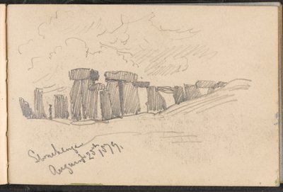 ¿Stonehenge, 25 de agosto de 1879? de William Barnes Wollen
