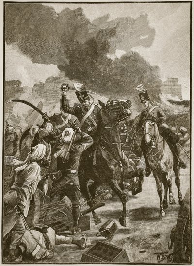 Thackwell en Sobraon, 1846, ilustración de 