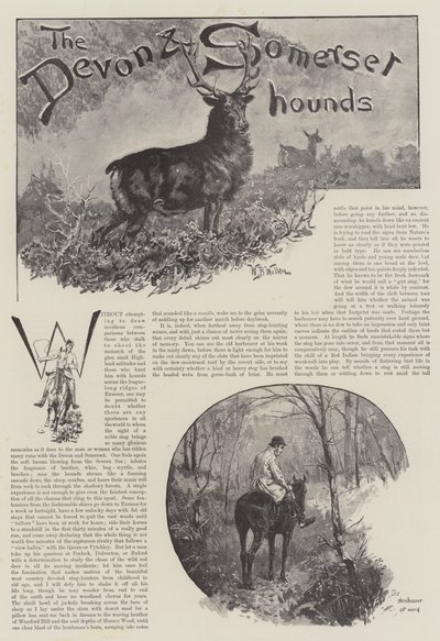 Los sabuesos de Devon y Somerset de William Barnes Wollen