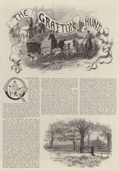 La caza de Grafton de William Barnes Wollen