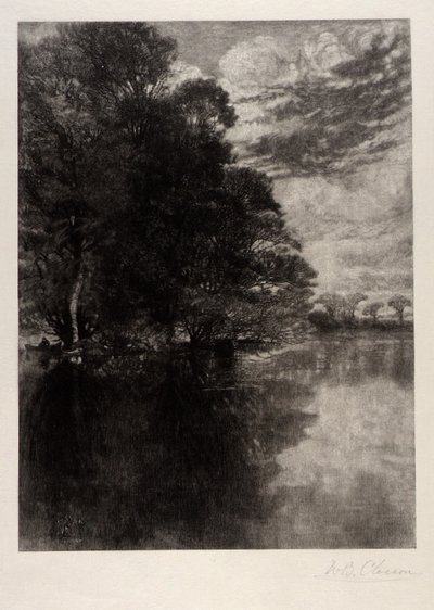 El cobertizo para botes de Hawthorne de William Baxter Closson
