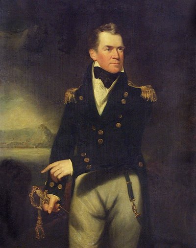 Capitán Sir George Ralph Collier (1774-1824), c.1814 (óleo sobre lienzo) de William Beechey
