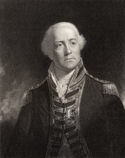 James Gambier, grabado por W. Holl, de 