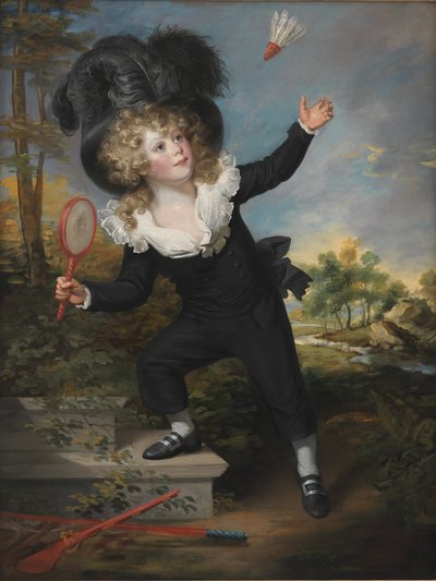 Retrato de Kennett Dixon jugando al volante de William Beechey