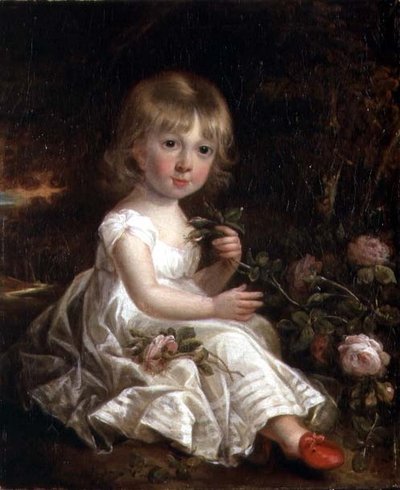 Retrato de una niña de William Beechey