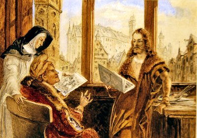 Albrecht Durer en Nuremberg de William Bell Scott